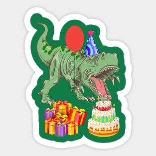 T-REX BIRTHDAY Sticker